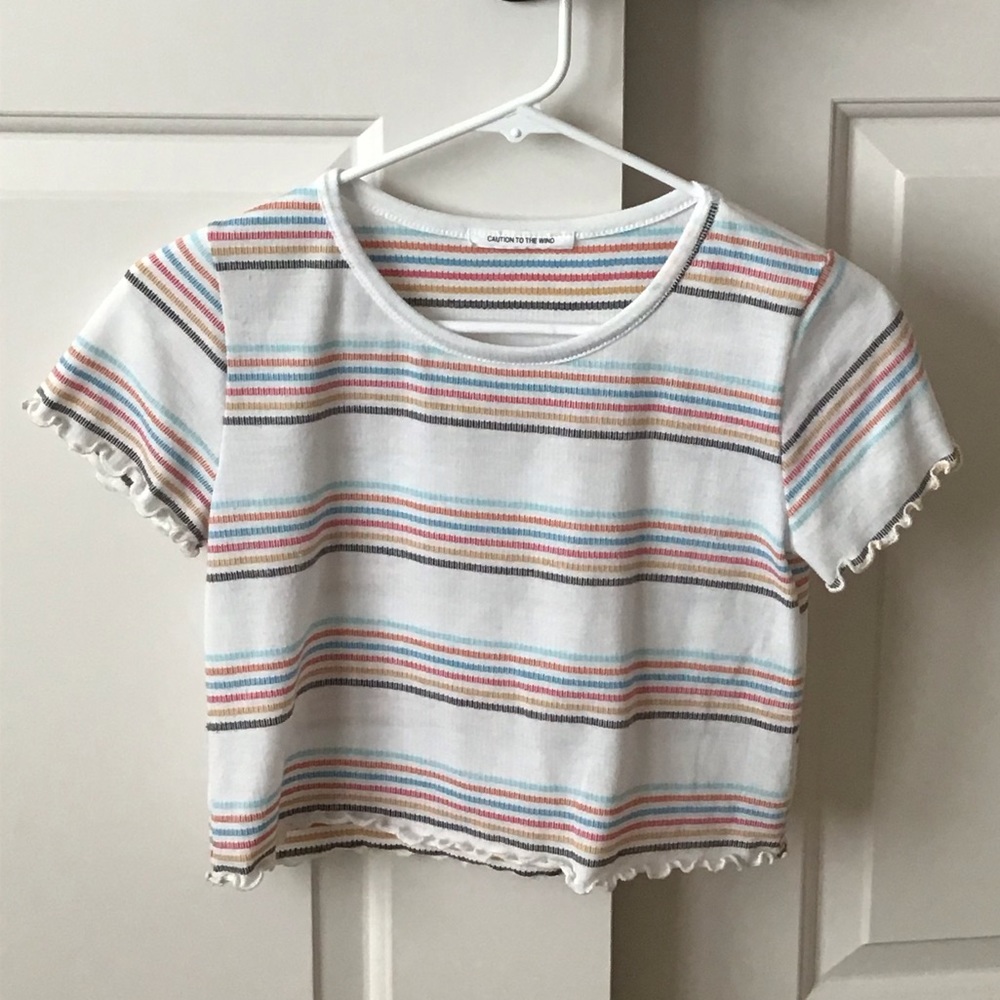 Girls Stretchy Crop Top